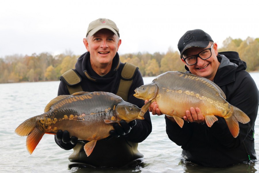 The first fish to be introduced since DF bought Gigantica...a historic moment