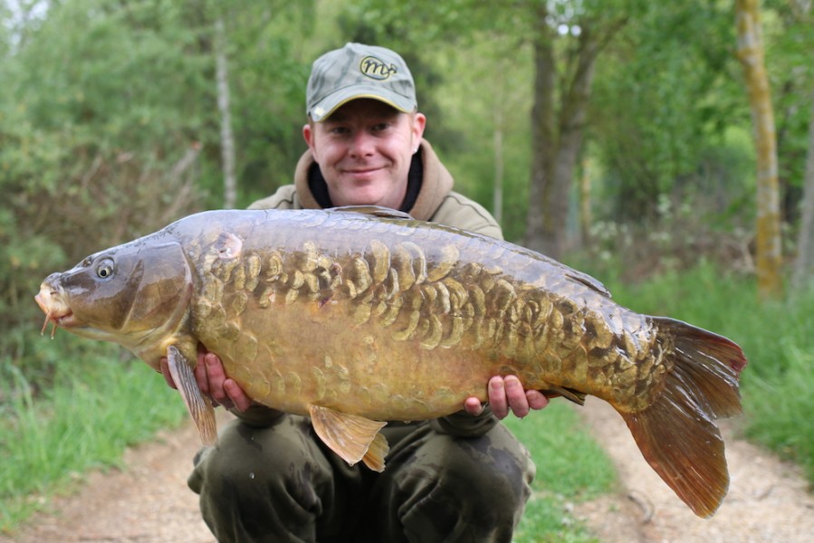 Ryan Westby with Cut Tail Scaley at 35lb from The Stink 29.4.17